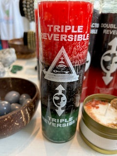 Triple Reversible Candle