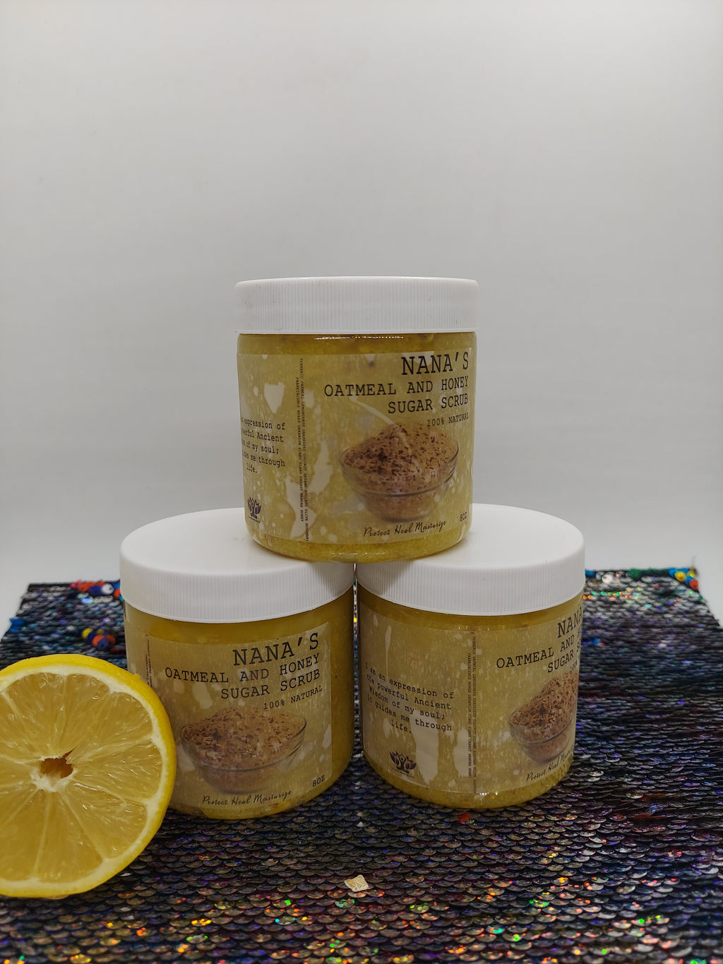 Nana's Oatmeal and Honey Sugar Scrub 8oz