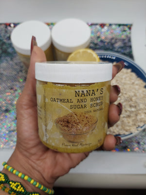 Nana's Oatmeal and Honey Sugar Scrub 8oz