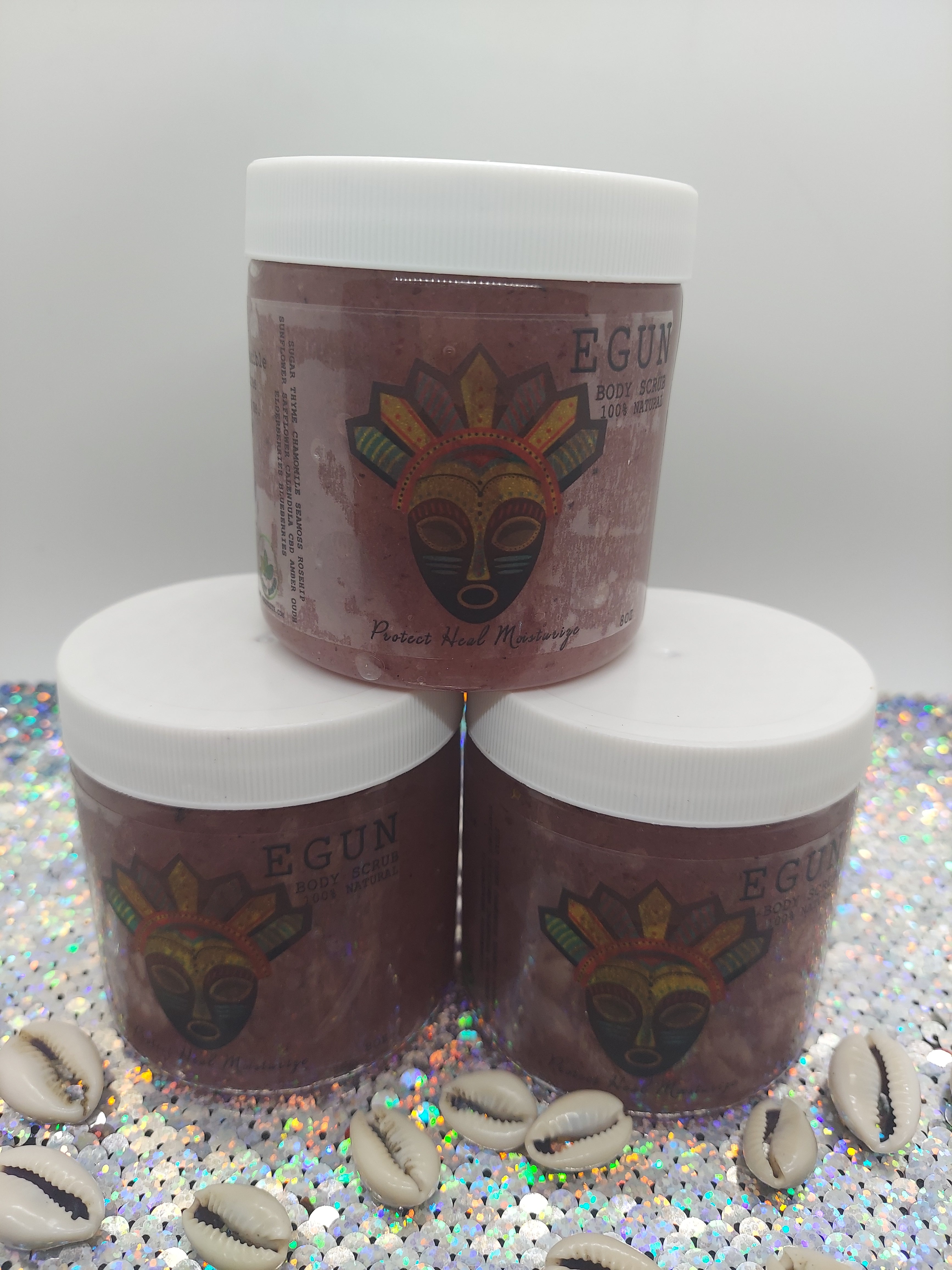 Egun Body Scrub (Seamoss and Elderberry)