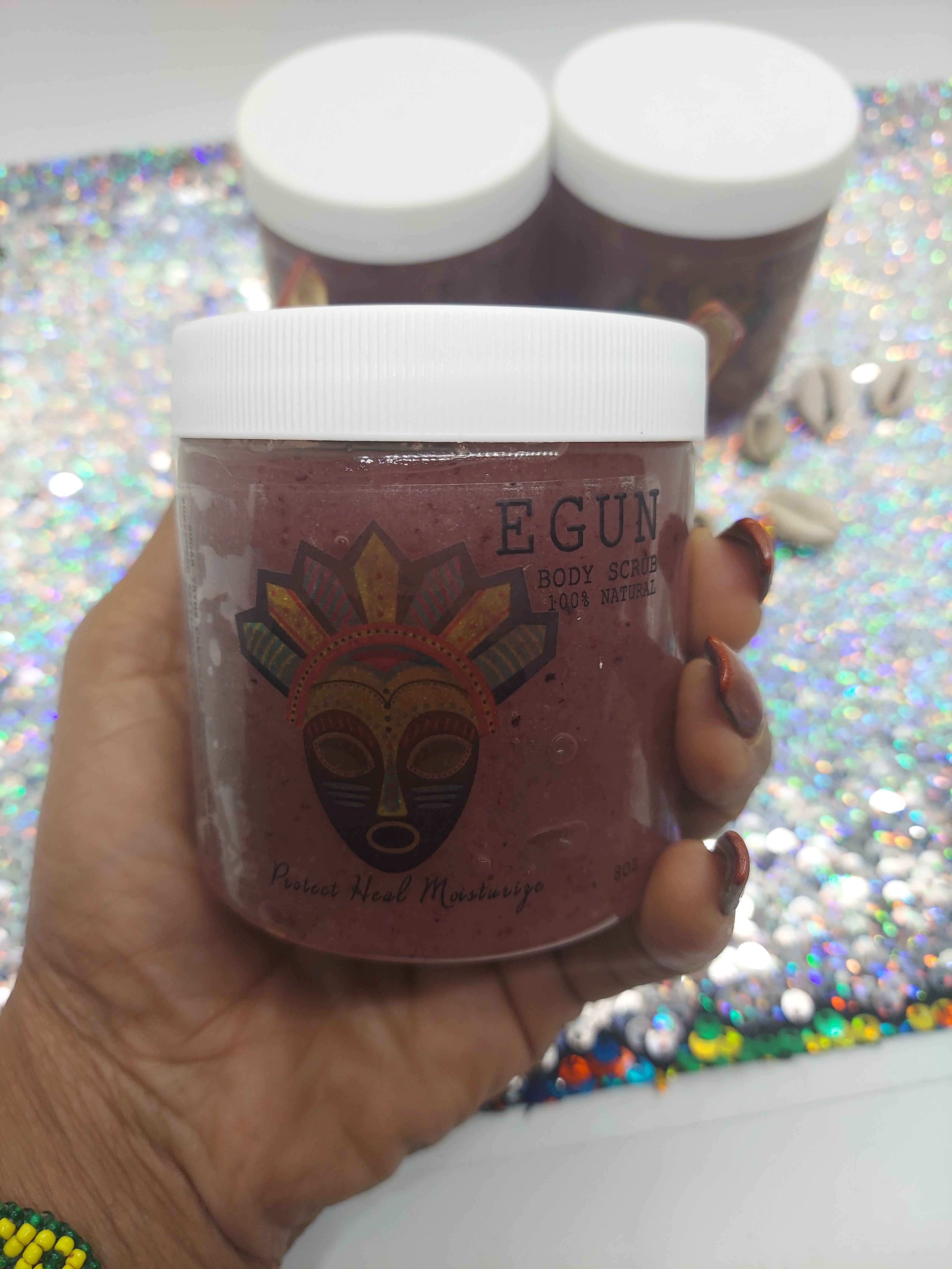 Egun Body Scrub (Seamoss and Elderberry)