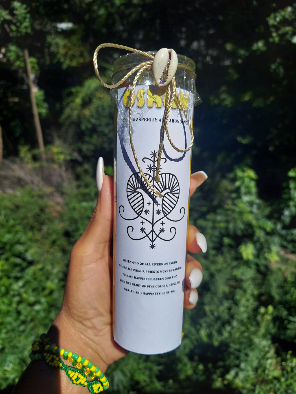 Oshun fixed and blessed candles (Love, Abundance&Prosperity)